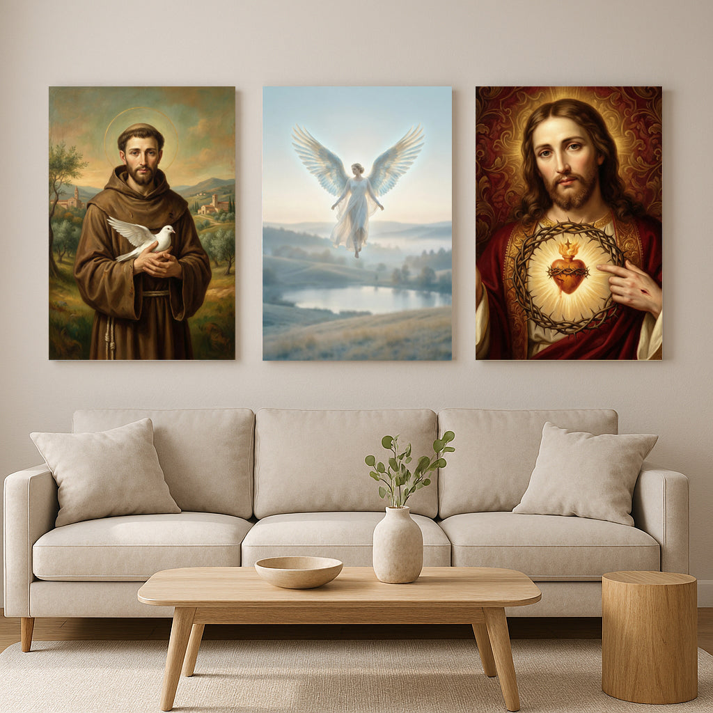 Arte mural religioso Luz Divina 2