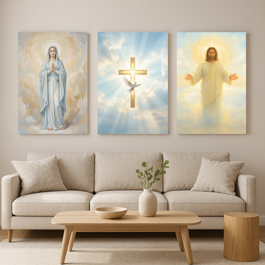 Arte de parede religiosa Luz Divina