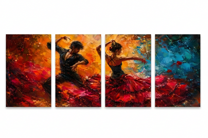 Gallery-wrapped canvas showing fabric secured to internal wooden stretcher bars with staples - Portugal Canvas Co